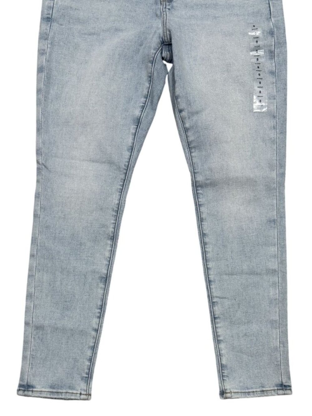 American Eagle Jeggings Womens Blue 8 SHORT Super High Rise Next Level Stretch - Picture 3 of 8
